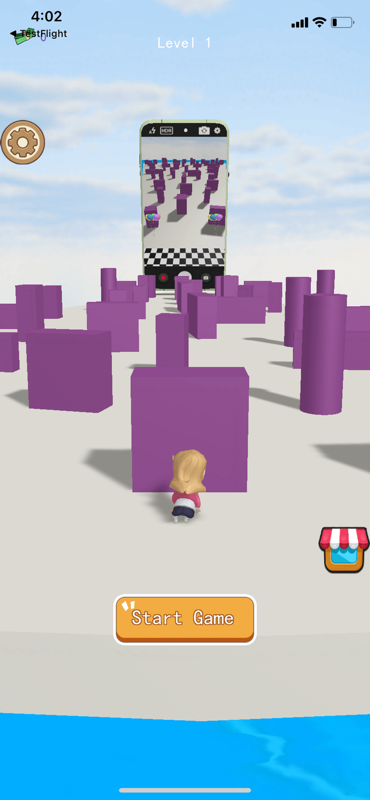 Quick Hide! Level 2 - Birthday cake level with character hiding