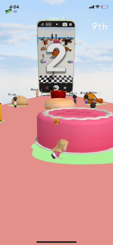 Quick Hide! Level 2 - Player character hiding